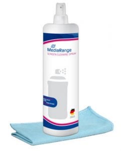 MediaRange Screen Cleaning Liquid with Microfibre Cloth 250ml MR721