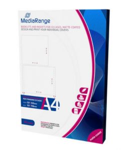 MediaRange Matte Booklets & Inserts for CD-Jewelcases 50 Pack MRINK120