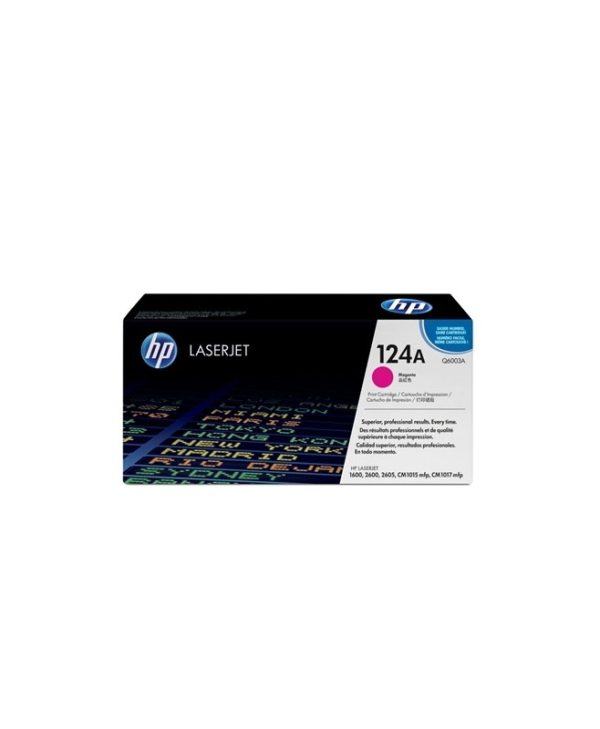 HP 124A Magenta LaserJet Toner 2K Pgs Q6003A