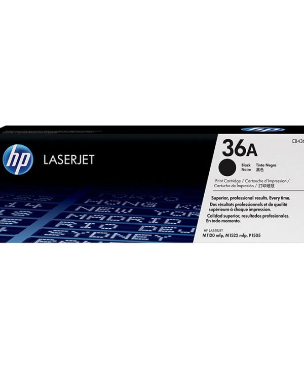 HP 36A Black LaserJet Toner 2K Pgs CB436A