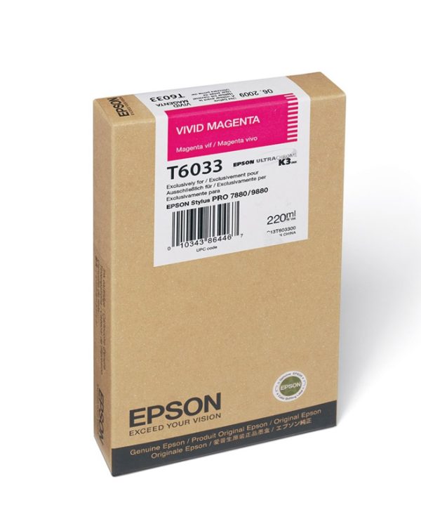 EPSON C13T603300 MAGENTA - 220ml