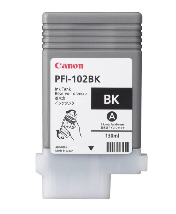 Canon PFI-102BK Black Ink 0895B001