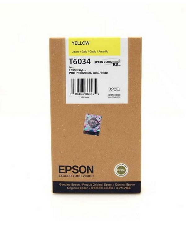 EPSON T6034 C13T603400 YELLOW - 220ml