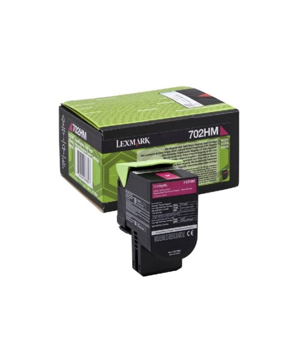 Lexmark 702HM Toner Magenta 3K Pgs 70C2HM0