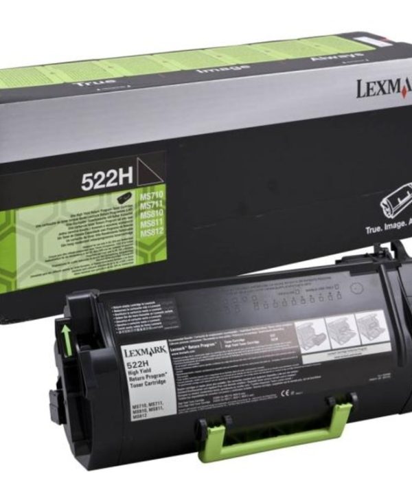 Lexmark HC Black Toner 25K Pgs 52D2H00