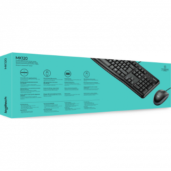 Logitech MK120 Desktop Set GR Black 920-002541 - Image 7