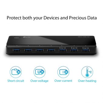TP-Link USB 3.0 7-Port Hub UH700 v3 - Image 4