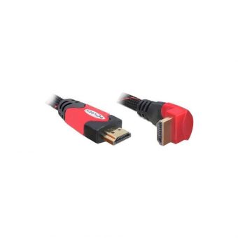 DeLock HDMI M/M 3m Γωνία Black 82687