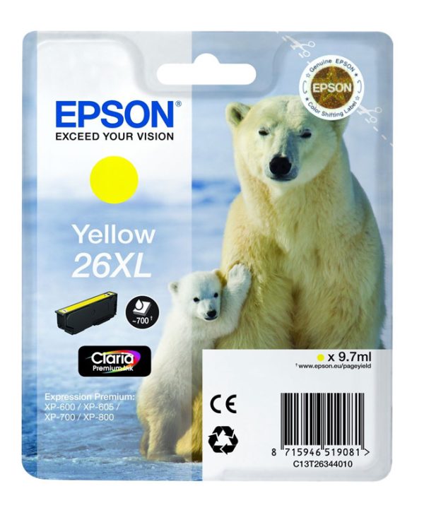 Epson Ink T261440 Yellow