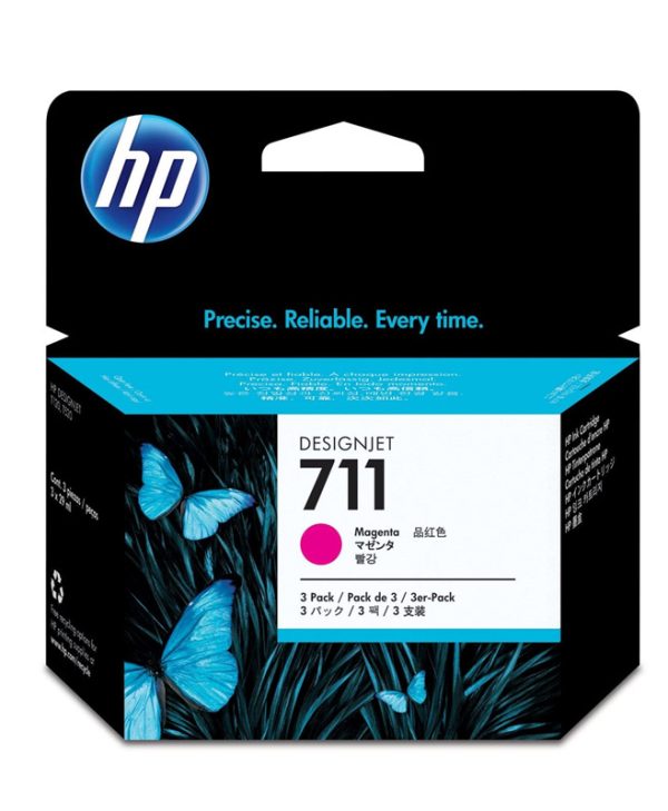 HP 711 Ink 3-Pack Magenta 29ml CZ135A