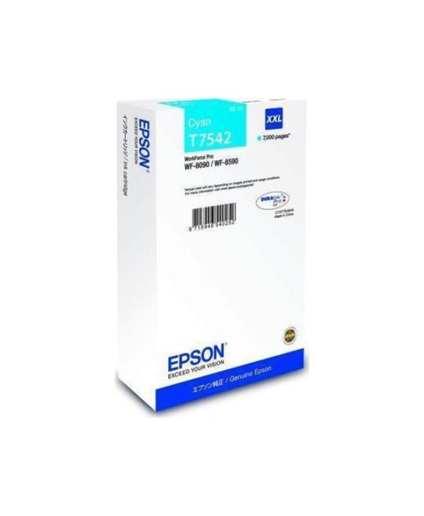 Epson Ink T75 XXL Cyan C13T754240