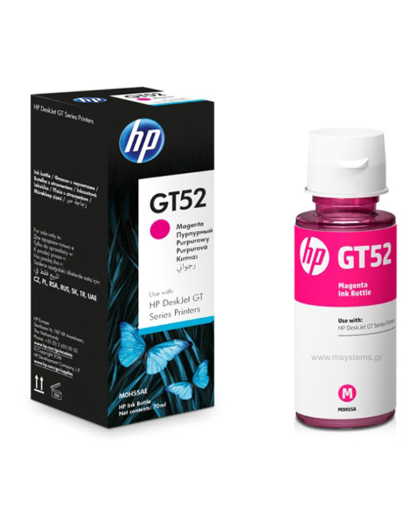 HP GT52 Magenta Original Ink Bottle 70ml M0H55AE