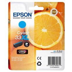 Epson 33XL Cyan Ink Cartridge C13T33624012
