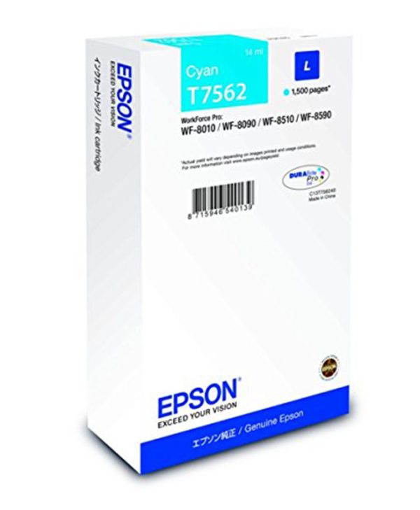 Epson T7562 Cyan Ink Cartridge C13T756240