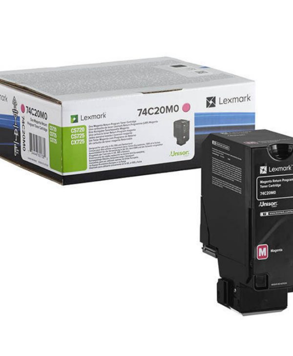 Lexmark Magenta CS720/CS725/CX725 Toner 74C20M0