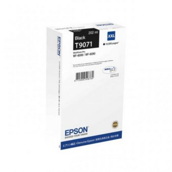 Epson T9071 202ml 10000pgs Black Ink C13T907140