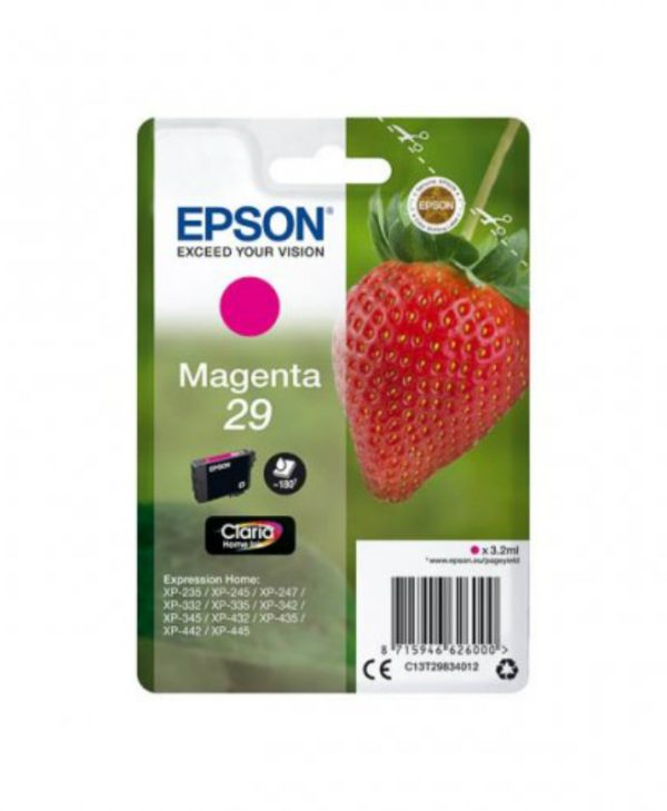Epson T29 3.2ml Magenta Ink C13T29834012