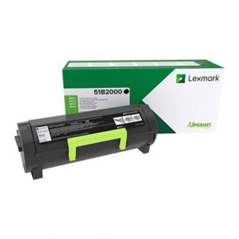 Lexmark 2500 pgs Black Toner 51B2000