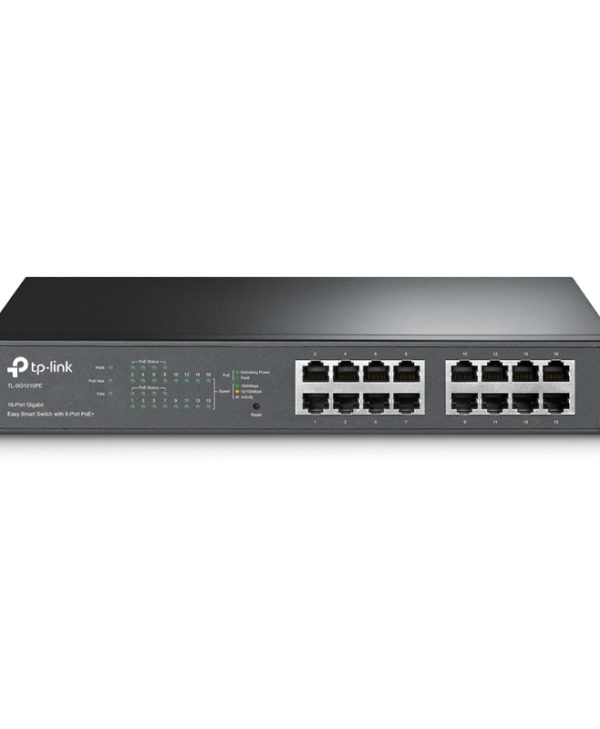 TP-Link 16-Port Gigabit Easy Smart PoE Switch with 8-Port PoE+ TL-SG1016PE v1