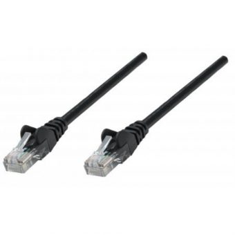 Manhattan UTP Cat.6 0.25m Black 739917