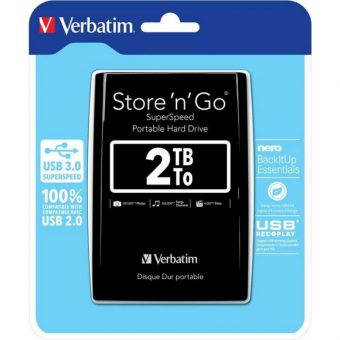 Verbatim Store ‘n’ Go 2TB 2.5 USB 3.0 Black 53177_4