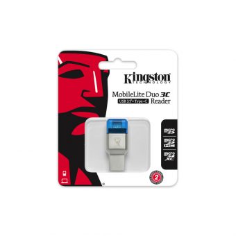 Kingston MobileLite Duo 3C Dual microSD Reader FCR-ML3C_3