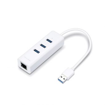 TP-Link USB 3.0 3-Port Hub & Gigabit Ethernet Adapter UE330 v2