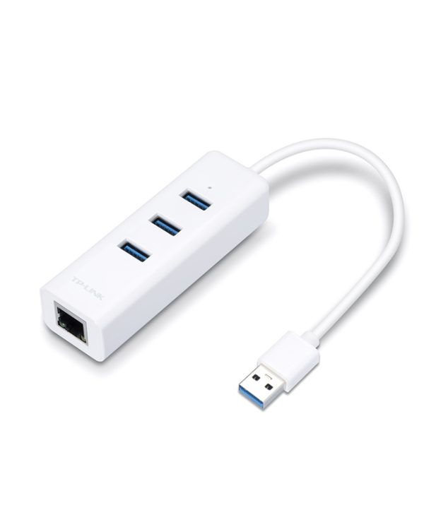 TP-Link USB 3.0 3-Port Hub & Gigabit Ethernet Adapter UE330 v2
