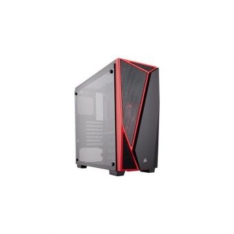 Corsair Carbide SPEC-04 Tempered Glass Mid-Tower Gaming Case Black/Red CC-9011117-WW