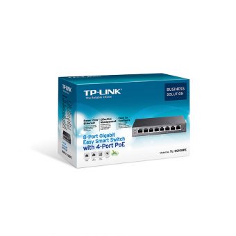 TP-Link 8-Port Gigabit Easy Smart Switch with 4-Port PoE TL-SG108PE v1 - Image 5
