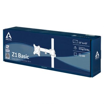 Arctic Z1 Basic Monitor Arm Black AEMNT00039A - Image 8