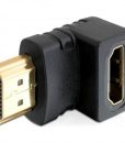 DeLock Adapter HDMI Male – HDMI Female 90° down 65071