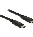 DeLock Cable USB Type-C 2.0 Male – USB Type-C 2.0 Male 1m Black 83673
