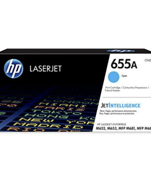 HP 655A Cyan Original LaserJet Toner CF451A
