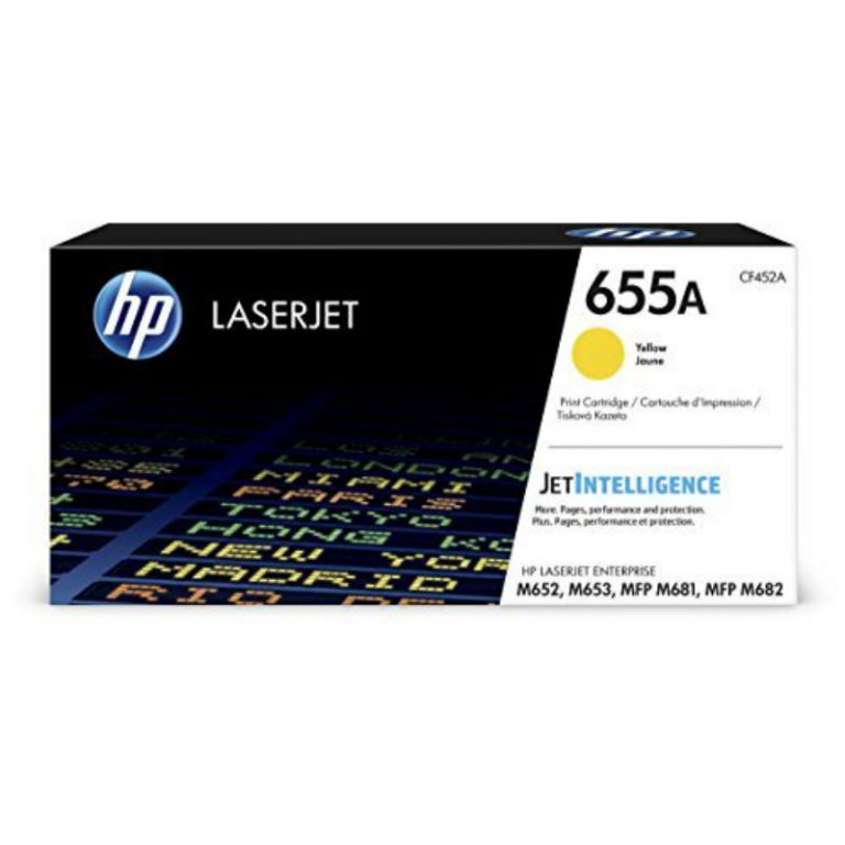HP 655A Yellow Original LaserJet Toner CF452A