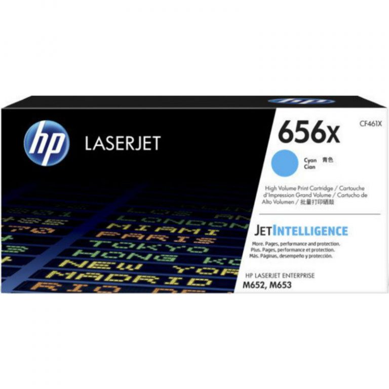 HP 656X High Yield Cyan Original LaserJet Toner CF461X