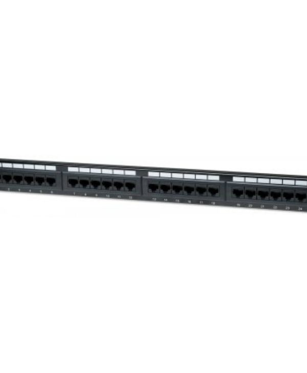 MANHATTAN PATCHPANEL  24 PORT CAT6  UTP ΜΑΥΡΟ 520959