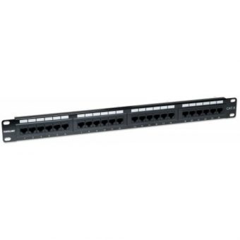 MANHATTAN PATCHPANEL  24 PORT CAT6  UTP ΜΑΥΡΟ 520959 - Image 2