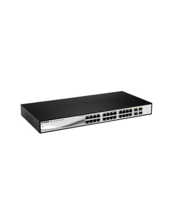 D-Link 24-Port Gigabit Smart Managed Switch with 2 Gigabit SFP Ports DGS-1210-26