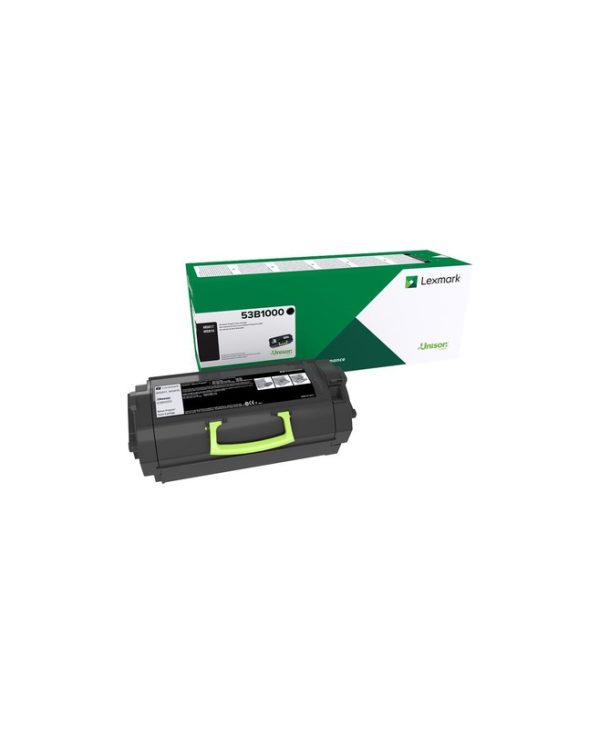 Lexmark Black Return Program Toner Cartridge 11K Pgs 53B2000