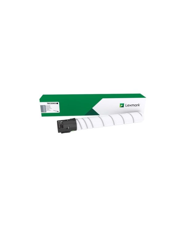 Lexmark Black Toner Cartridge 18.5K Pgs 76C00K0