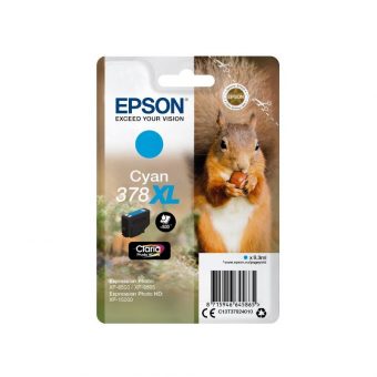 Epson Cyan 378XL Claria Photo HD Ink 9.3ml C13T37924010