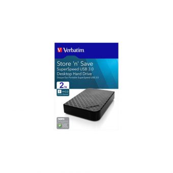 Verbatim Store 'n' Save 2TB 3.5" USB 3.0 47683 - Image 2