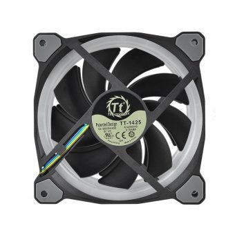 Thermaltake Riing Plus 14 LED RGB Radiator Fan TT Premium Edition 5-Fan Pack CL-F057-PL14SW-A - Image 3