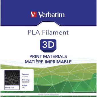 Verbatim PLA Filament 1.75mm 1Kg Black 55318 - Image 4