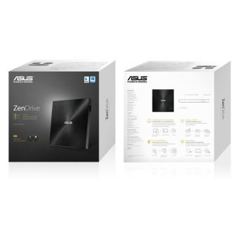 Asus ZenDrive SDRW-08U9M-U Ultra-Slim Portable DVD Burner Black 90DD02A0-M29000 - Image 6