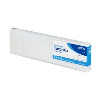 Epson SJIC26P(C) Cyan Ink for Colorworks C7500 294.3ml C33S020619