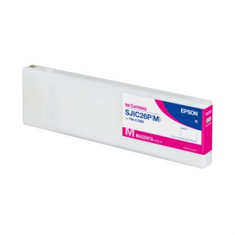 Epson SJIC26P(M) Magenta Ink for Colorworks C7500 294.3ml C33S020620