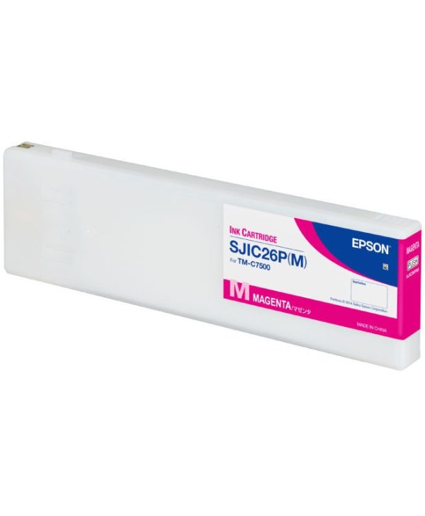 Epson SJIC26P(M) Magenta Ink for Colorworks C7500 294.3ml C33S020620