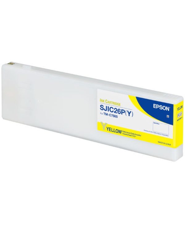 Epson SJIC26P(Y) Yellow Ink for Colorworks C7500 294.3ml C33S020621